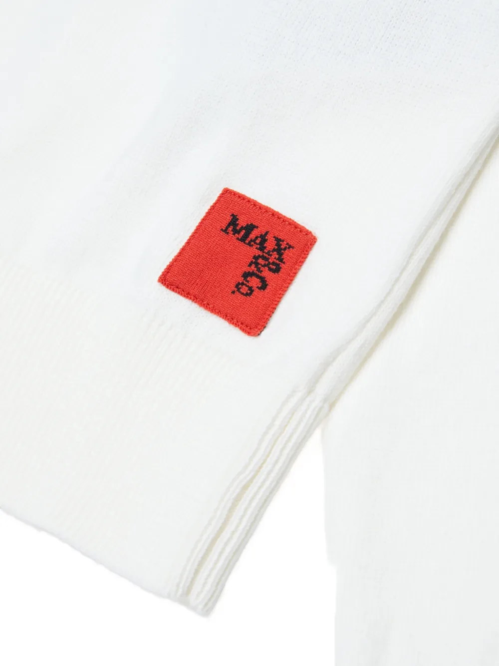 MAX&Co. Kids logo-patch sweater Wit