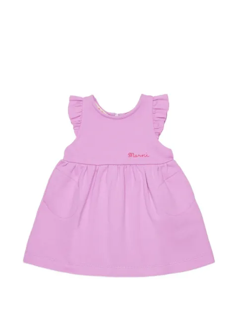 Marni Kids frynsekjole med broderi