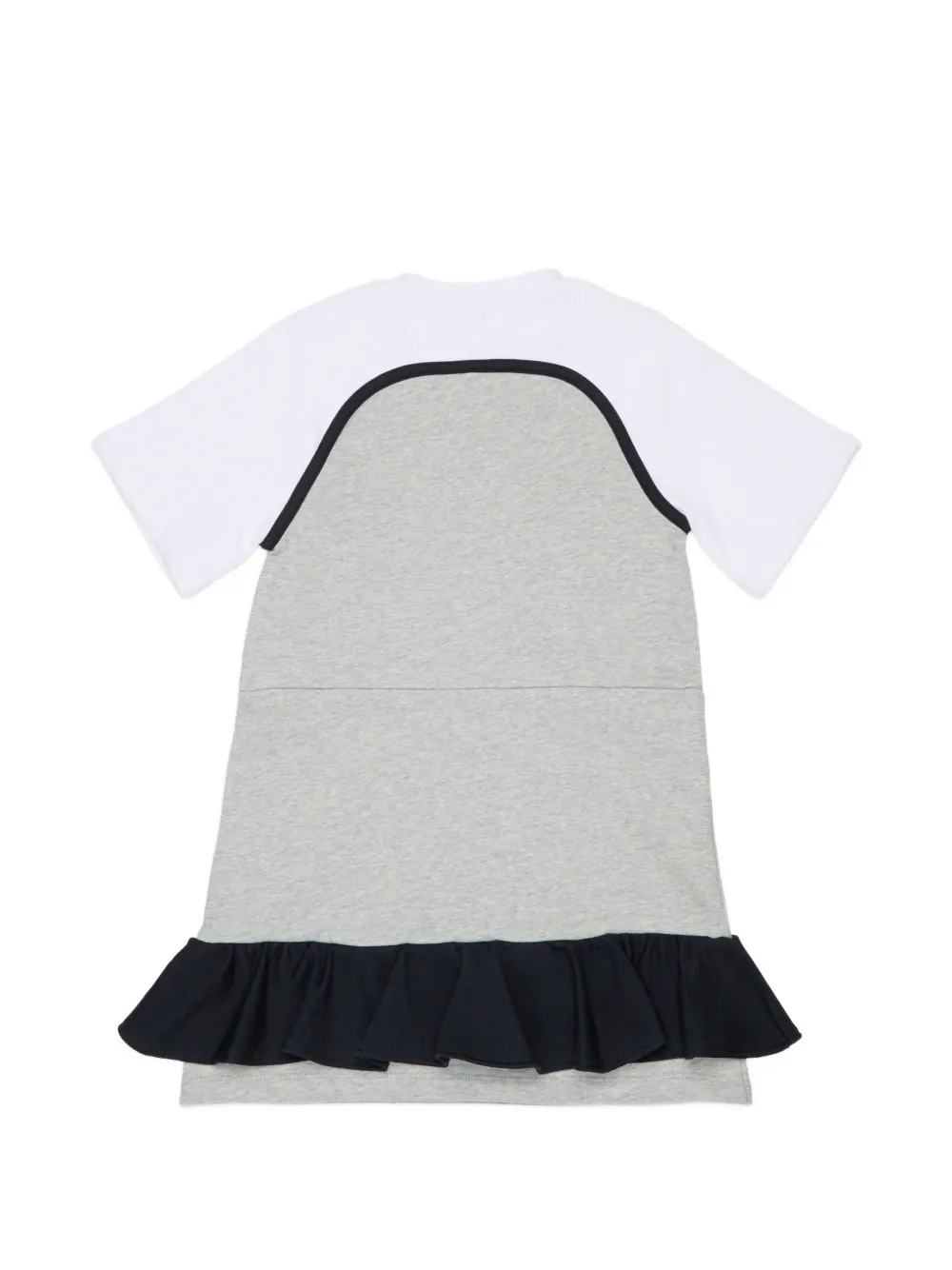 Marni Kids ruffled-detail dress Grijs