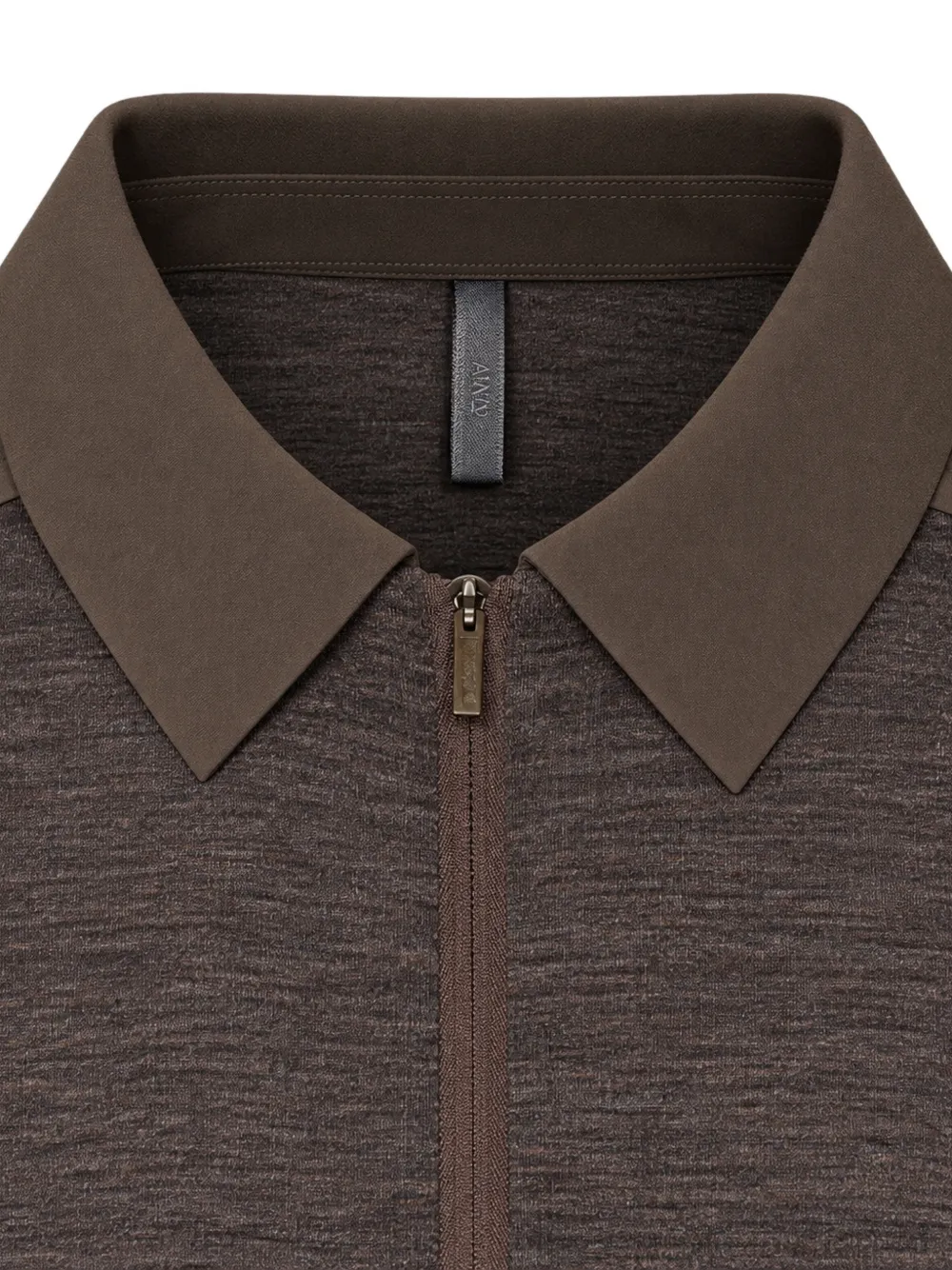 Arc'teryx Frame poloshirt met vlakken en lange mouwen Bruin