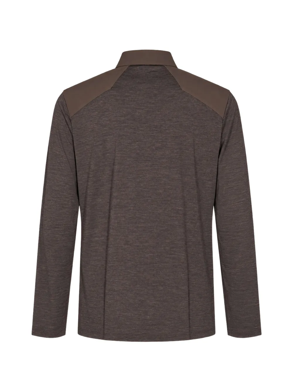 Arc'teryx Frame poloshirt met vlakken en lange mouwen Bruin