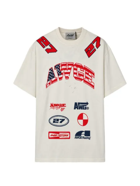 AWGE logo-print T-shirt