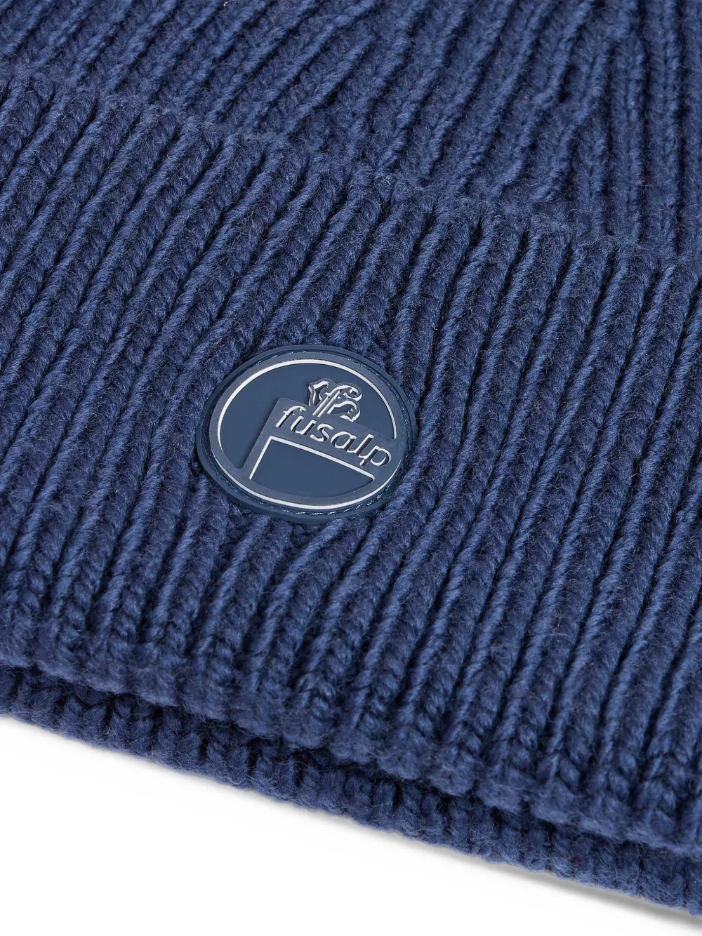 Fusalp ribbed-knit beanie hat Blauw