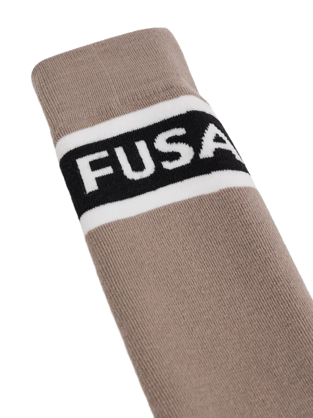 Fusalp Piste Pro logo-jacquard socks Beige