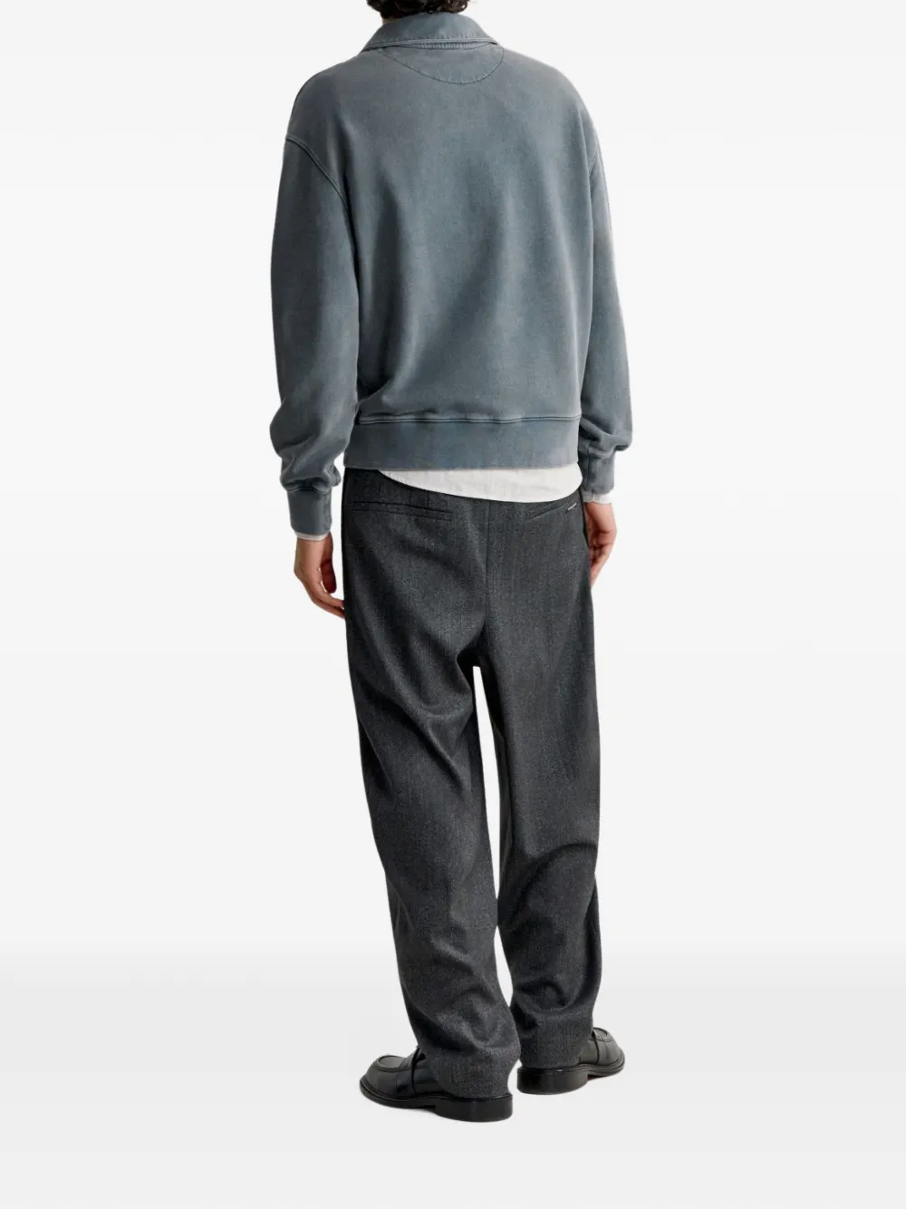 Maison Kitsuné Profile Fox cotton sweatshirt Grijs