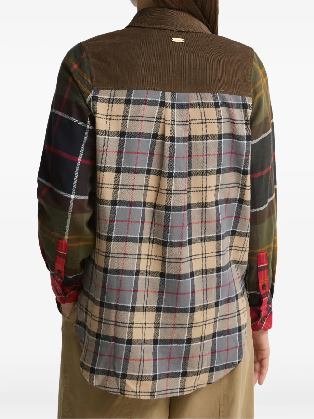 Barbour International Marena Tartan shirt Groen
