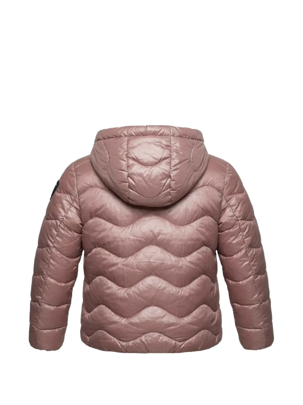 Blauer wave-quilted hooded jacket Roze