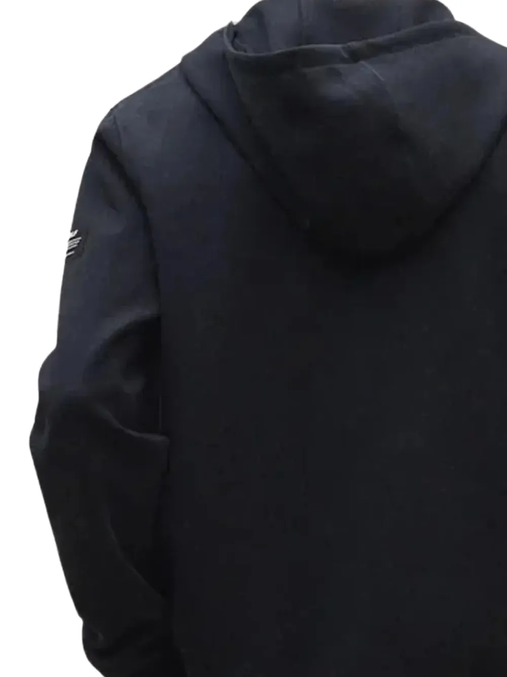 Ecoalf Agadir zip-up drawstring hoodie Zwart