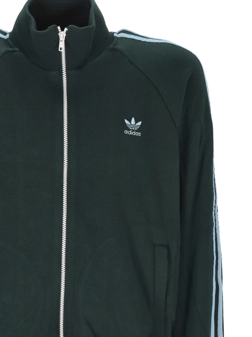 adidas x Wales Bonner logo-embroidered side-stripe sweatshirt Groen