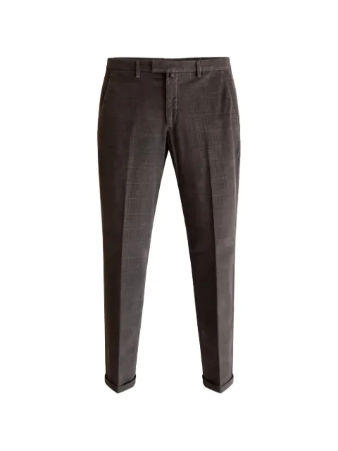 Briglia 1949 textured turn-up trousers