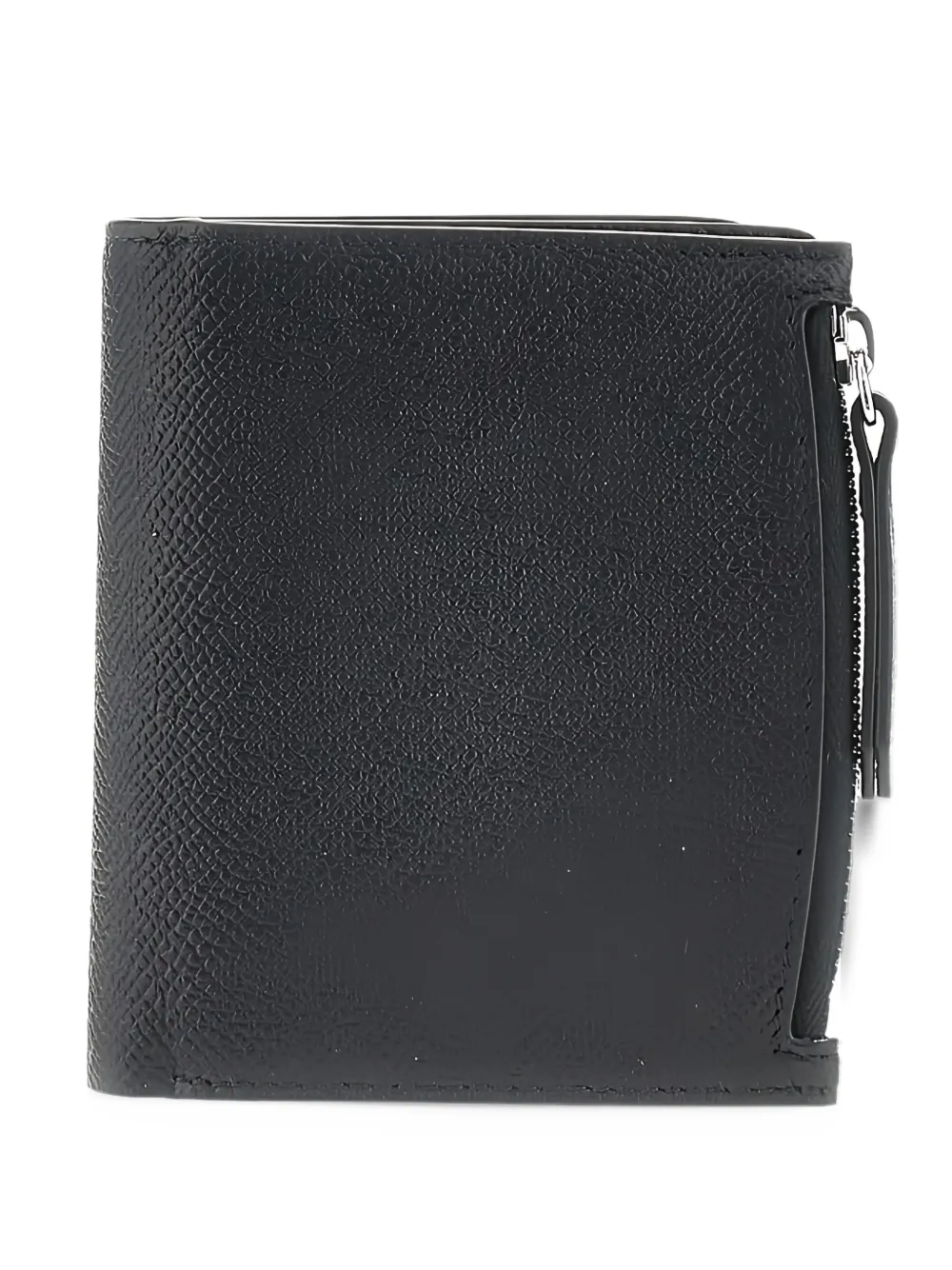 Maison Margiela Four Stitches grained leather wallet - Nero