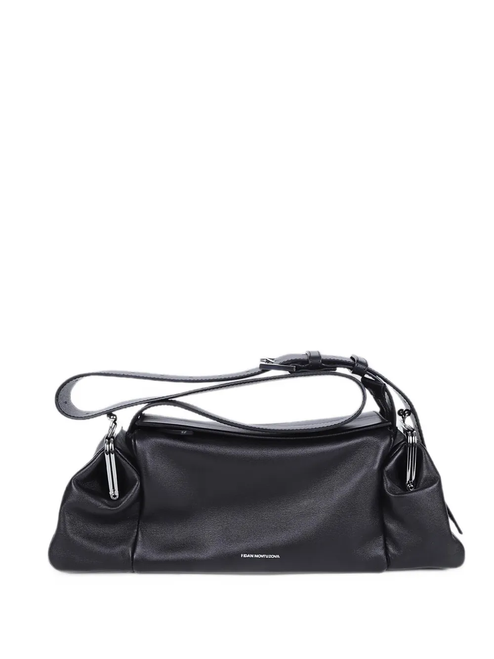 Fidan Novruzova Lala leather shoulder bag - Nero