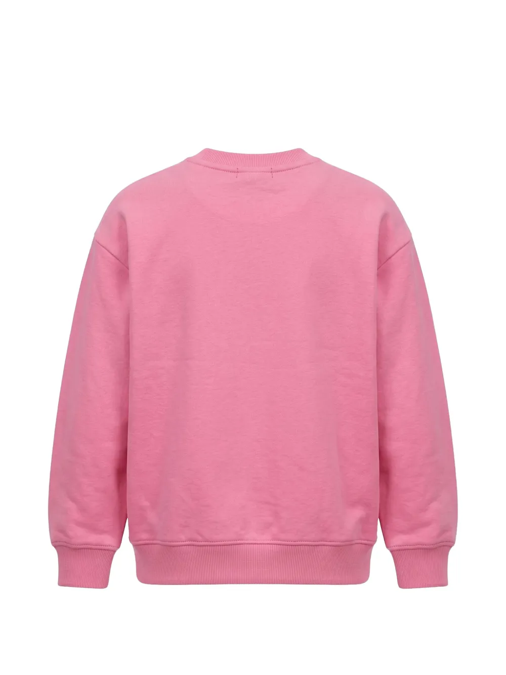 Barrow kids logo-print cotton sweater Roze