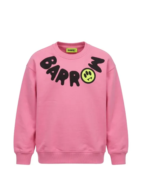 Barrow kids pull en coton à logo imprimé