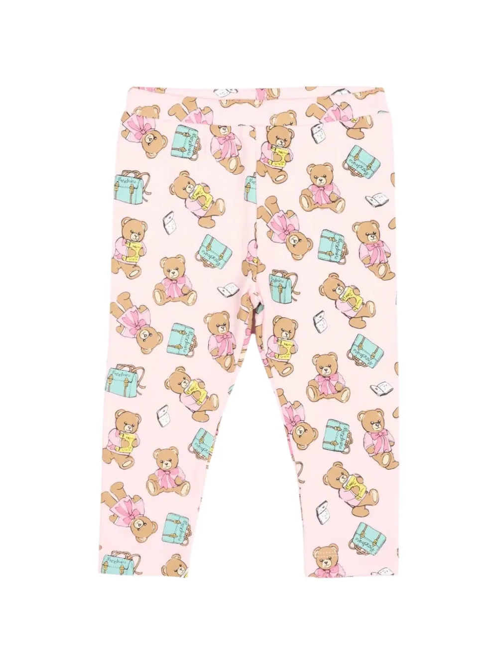 Moschino Kids Teddy Bear-print leggings Roze