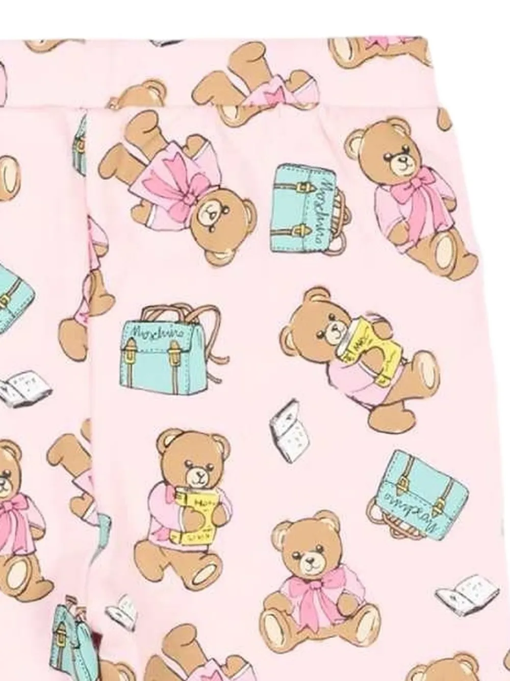 Moschino Kids Teddy Bear-print leggings Roze