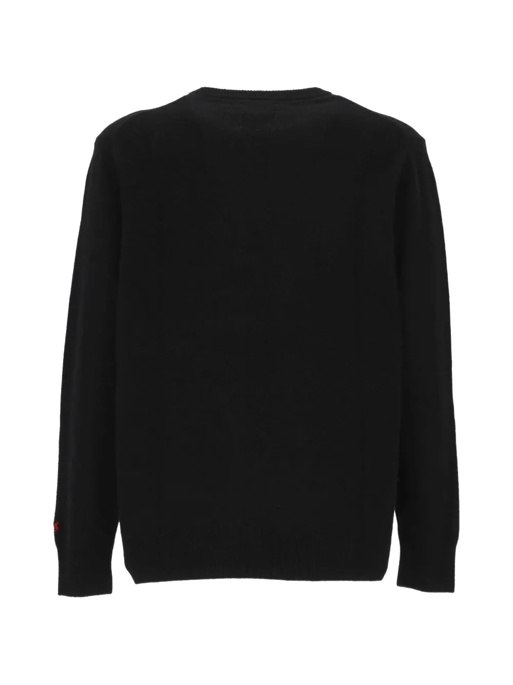 MC2 Saint Barth Heron intarsia-knit wool sweater Zwart