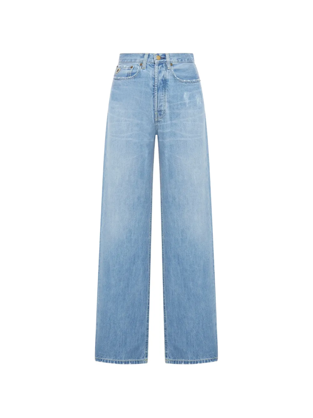 Iois Skater wide-leg jeans - Blu