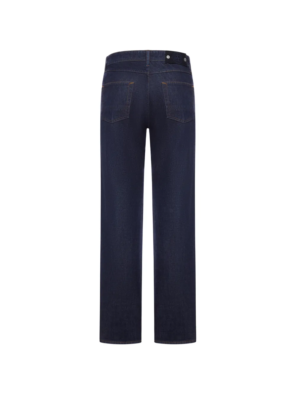 Stone Island J100005 indigo denim-rinsed jeans Blauw