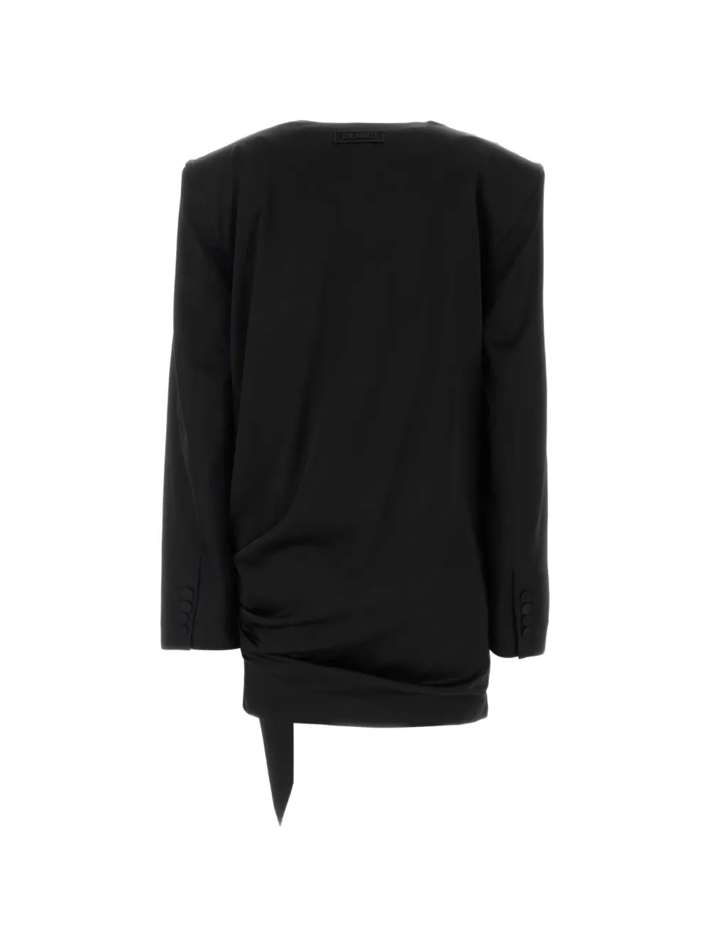 The Attico black mini dress Zwart