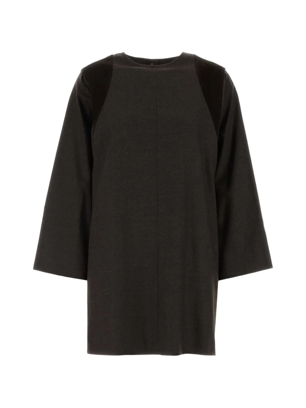 Max Mara Vanesio panelled mini dress Bruin