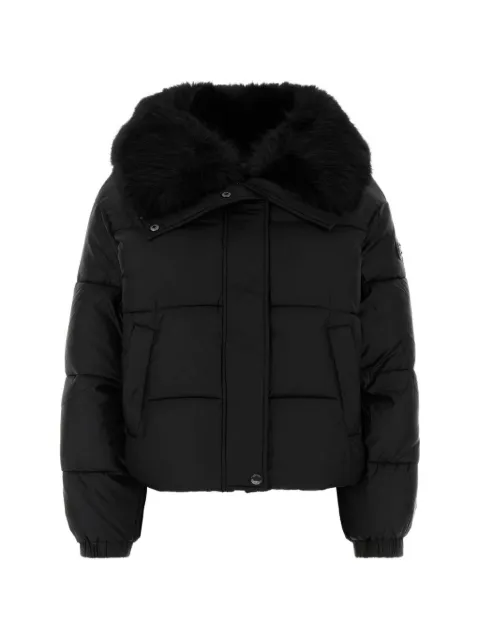 Michael Michael Kors chamarra capitonada con cuello de pelo artificial
