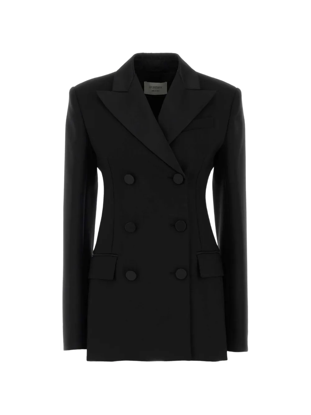 Sportmax Elica double-breasted blazer Zwart