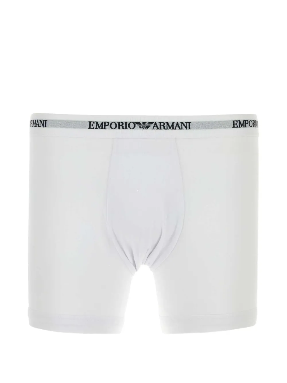 Emporio Armani logo-waistband boxer shorts - Bianco