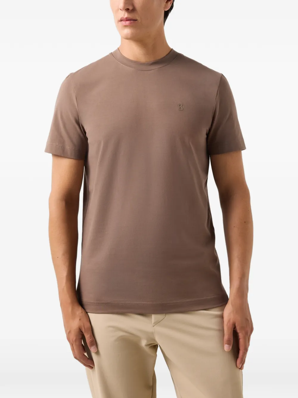 BOGNER Ryan logo-print T-shirt Bruin