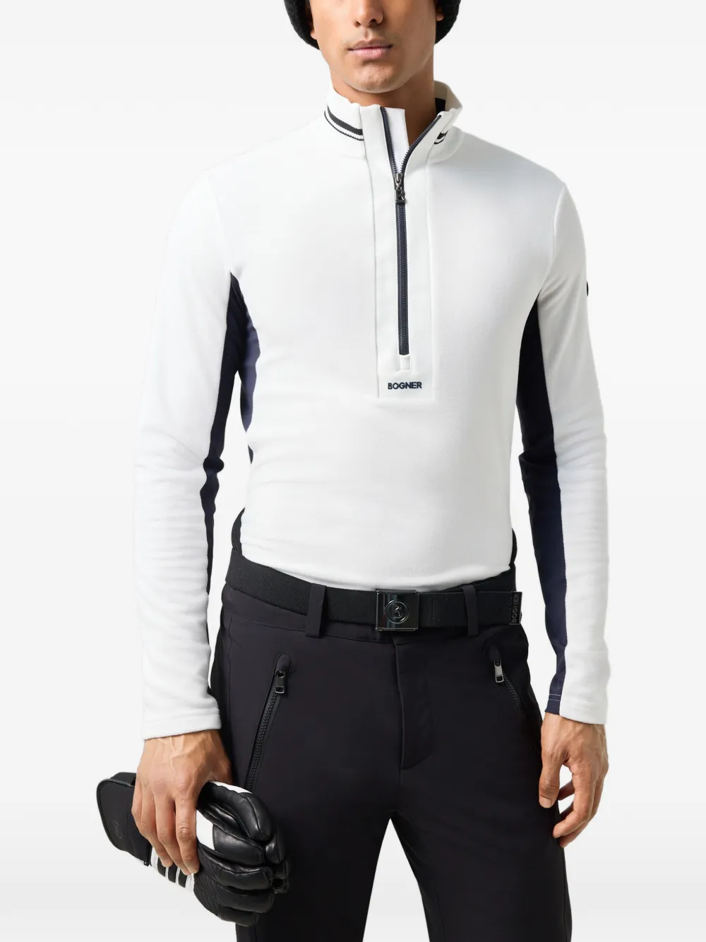 BOGNER Harvey fleece performance top Wit