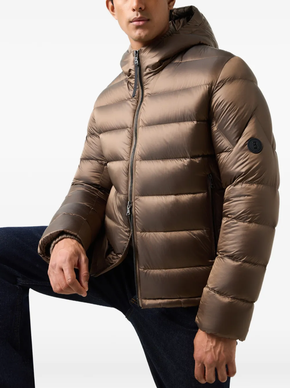 BOGNER Hugh quilted down jacket Bruin