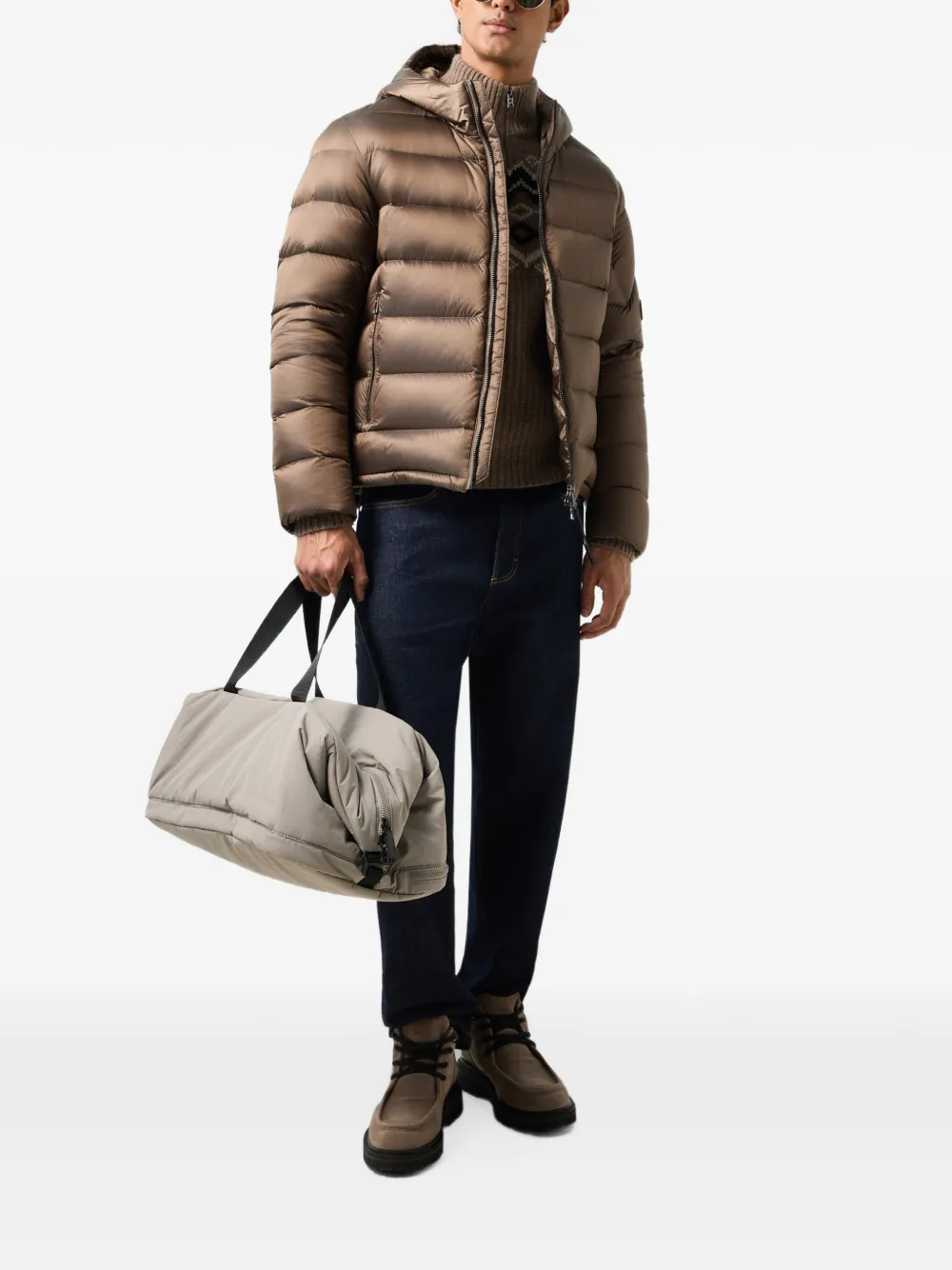 BOGNER Hugh quilted down jacket Bruin