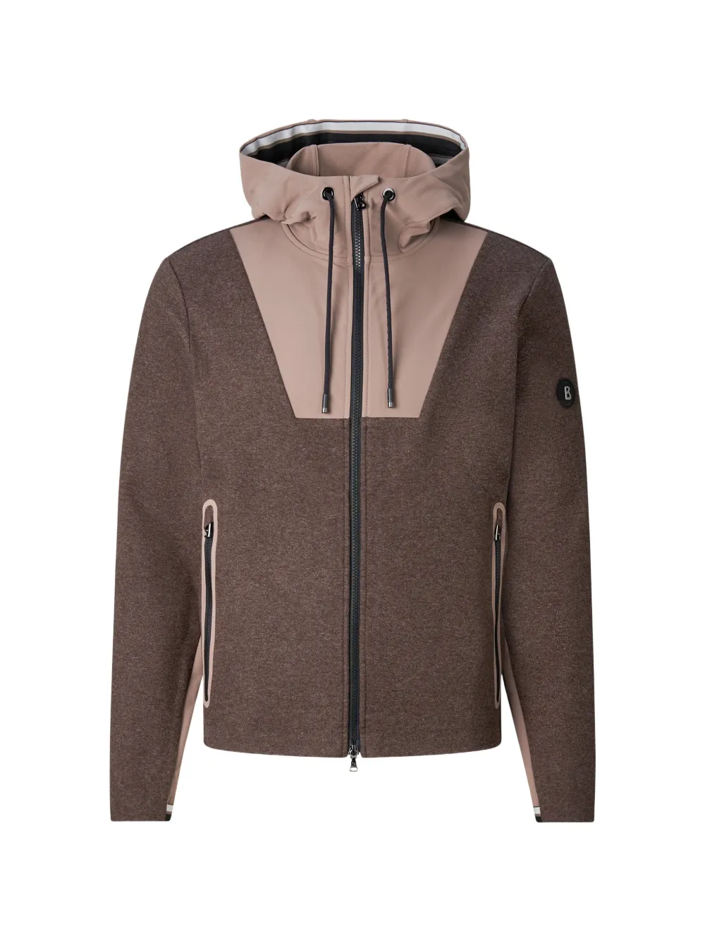 BOGNER Jannis hybrid-design hoodie Bruin