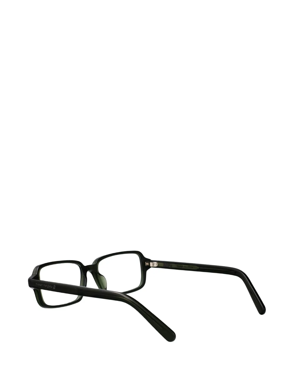 MM6 Maison Margiela rectangle-frame glasses Groen