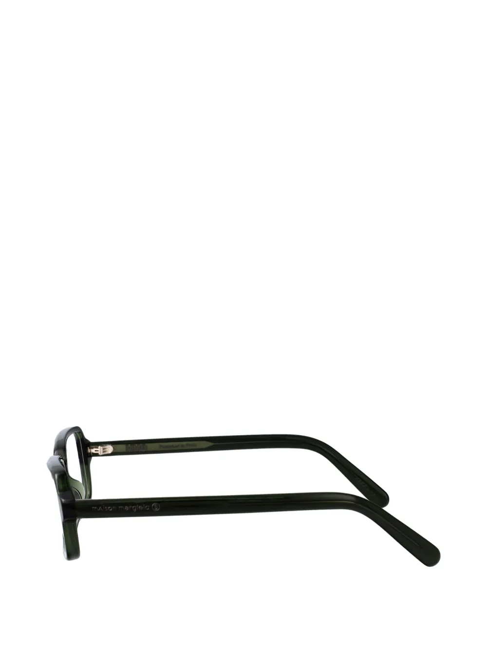 MM6 Maison Margiela rectangle-frame glasses Groen