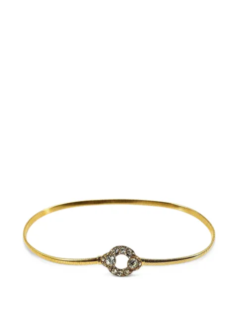 Madison Maison 1970s crystal-embellished stretch belt