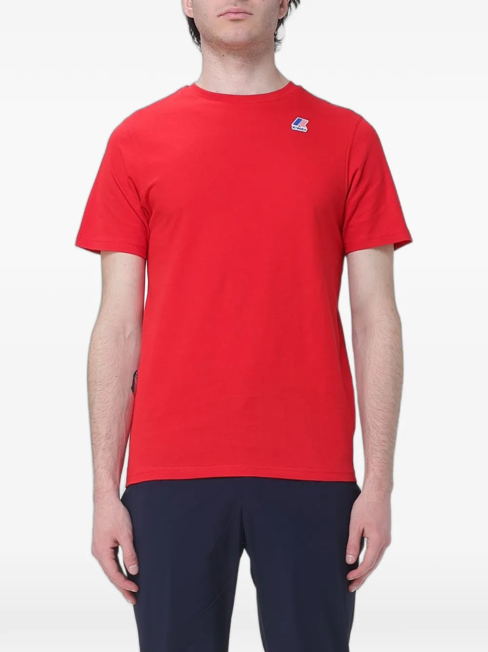 K-Way Leonide logo-patch T-shirt Rood