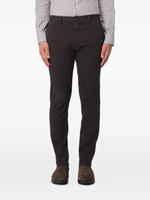 BROOKSFIELD slim-fit cotton-twill trousers