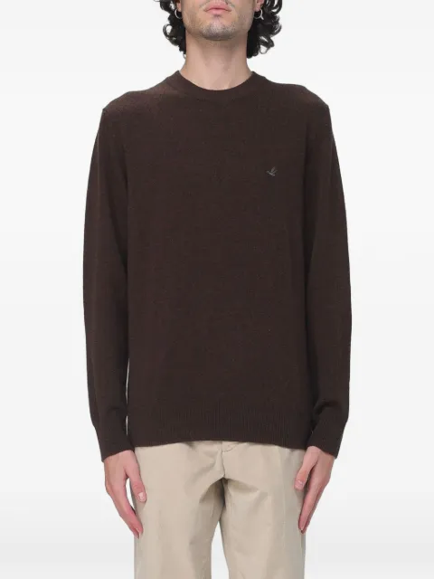 BROOKSFIELD logo-embroidered elbow-patch sweater