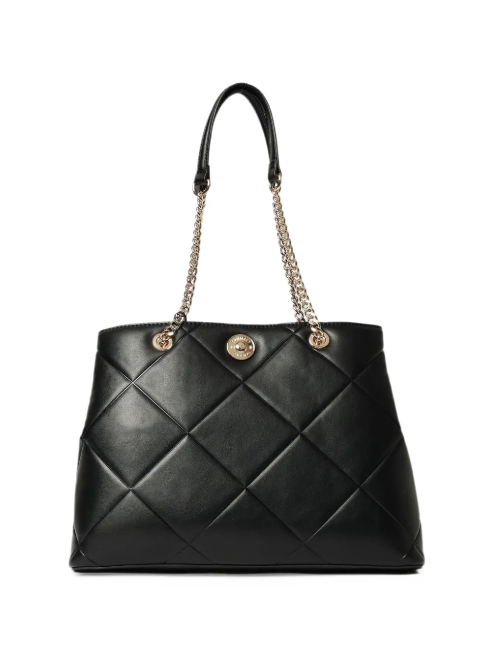 TWINSET quilted-leather tote bag Zwart