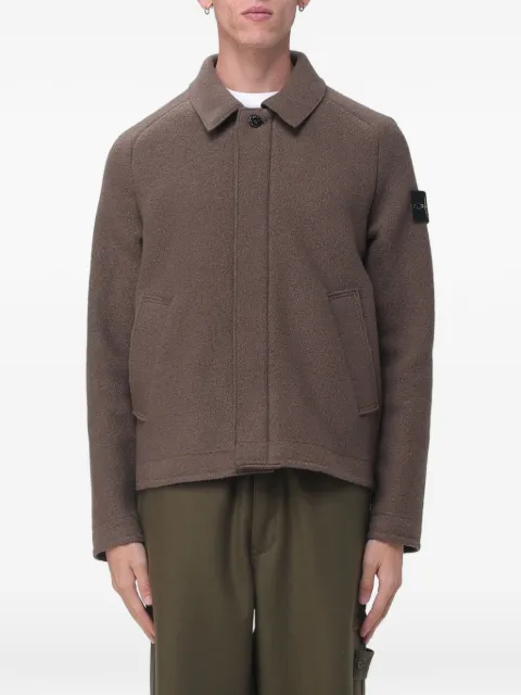 Stone Island 5100042 felted RWS wool cardigan