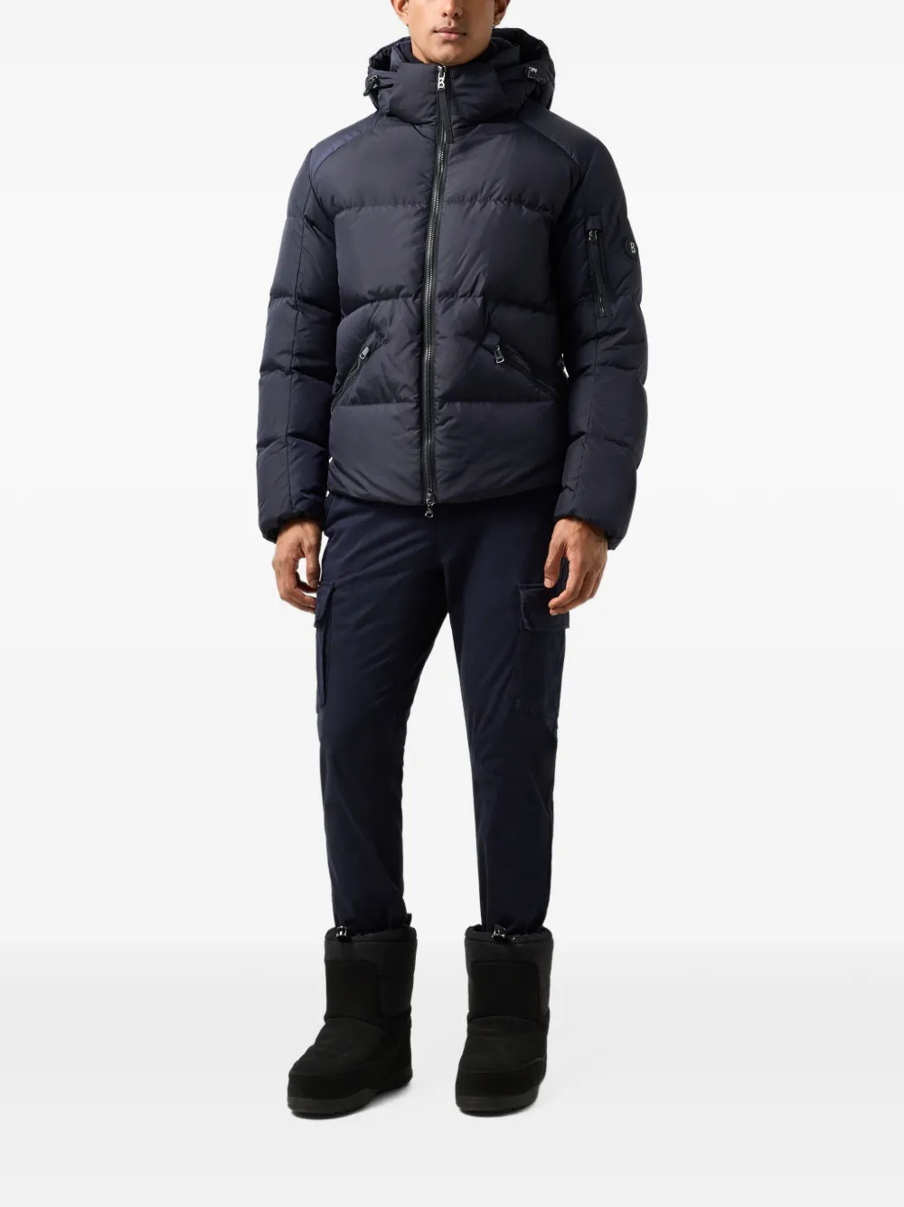 BOGNER Jamy hooded puffer jacket Blauw