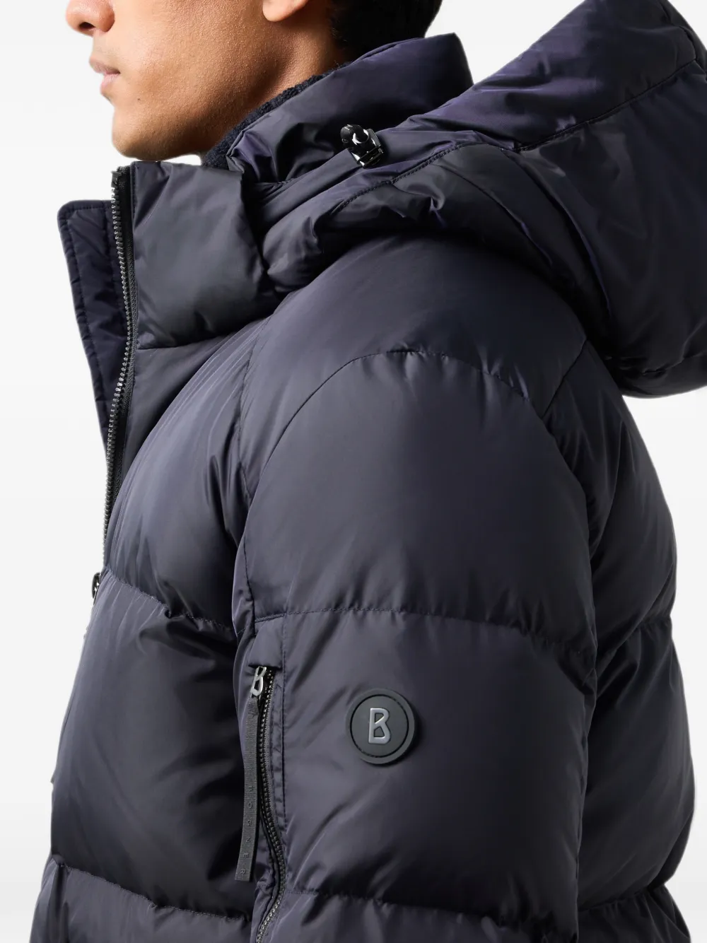 BOGNER Jamy hooded puffer jacket Blauw