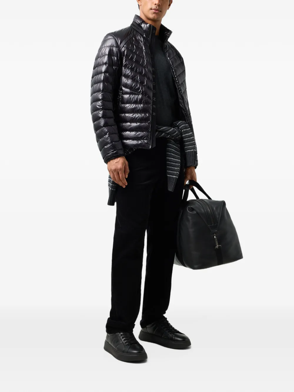 BOGNER Travis corduroy trousers Zwart