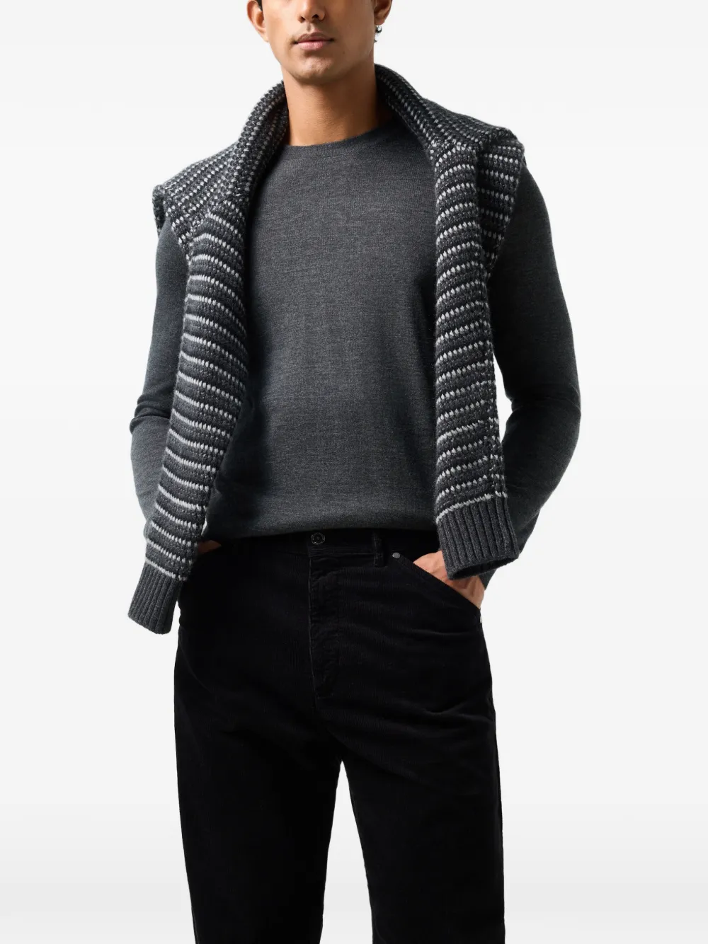 BOGNER Travis corduroy trousers Zwart