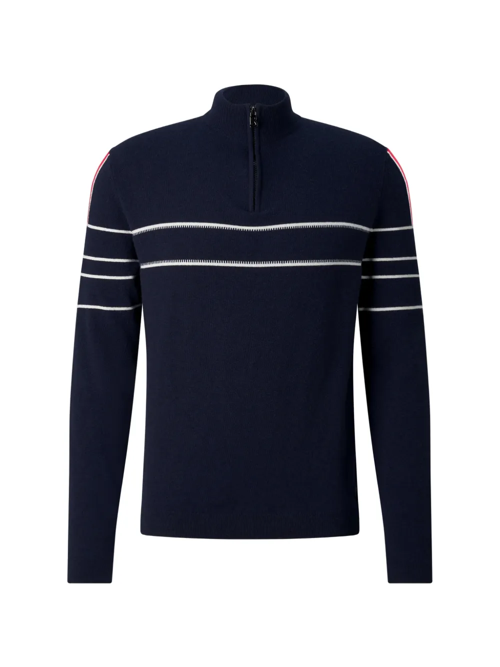BOGNER Kuno stripe-detail sweater Blauw