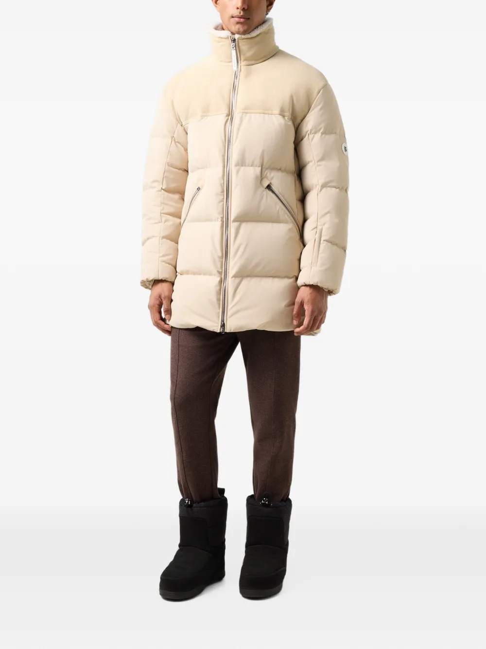BOGNER Mace panelled down jacket Beige