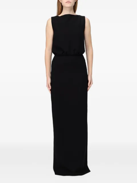 CRIDA Clarissa open-back maxi dress