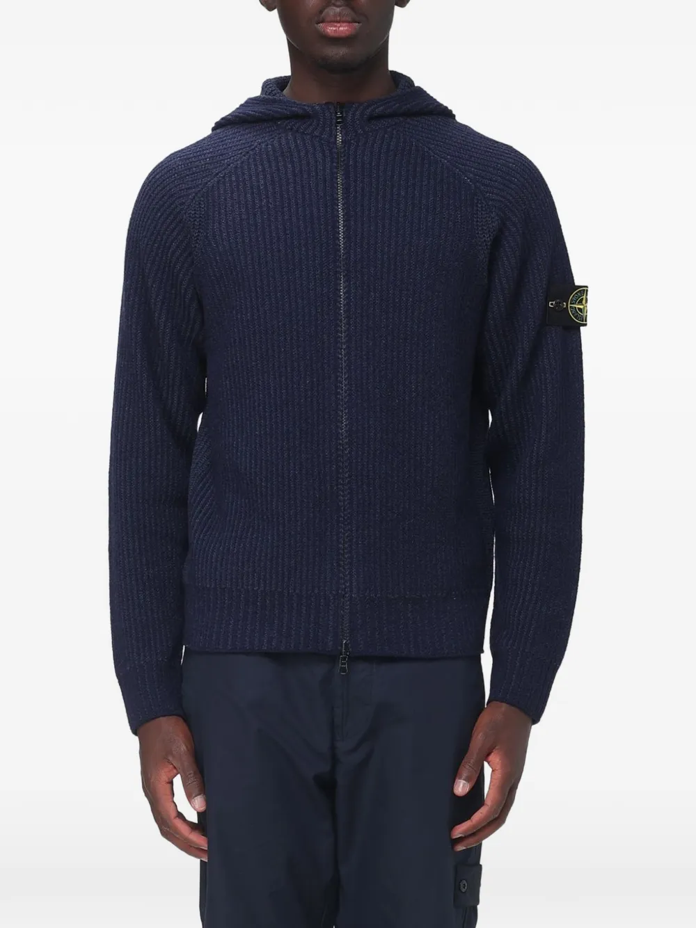 Stone Island 5100067 two-tone vanisé cashmere - Blu