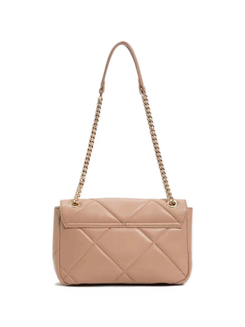 TWINSET logo-detail matelassé shoulder bag - Toni neutri